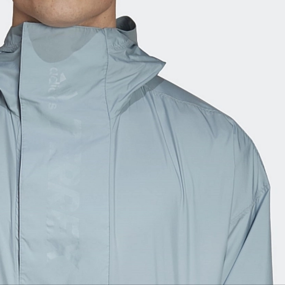 NWT Adidas Magic Grey TERREX Made To Be Remade Windbreaker Anorak XL - Picture 8 of 8